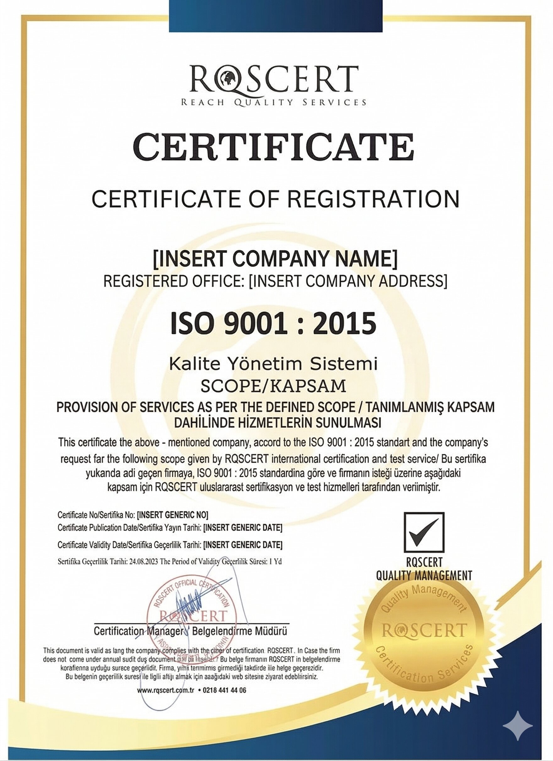 Horoz sertifikası 1